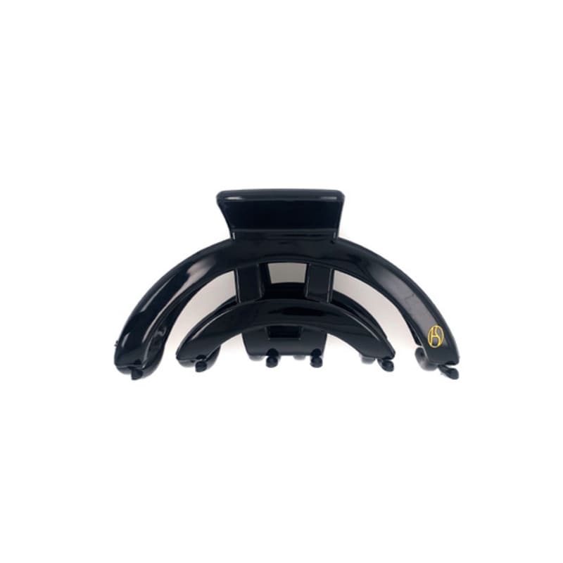 

HAS HE004 Classic Round hair clip Black_x