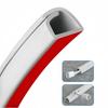 1PC 1/2/3/5/10M TV Cable Management Cord Hider Cord Organizer Raceway Kit System Covers Cables PVC Trunking Channel Cable