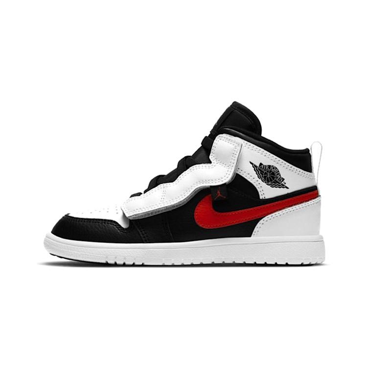 New Jordan 1 Mid ALT White Black Red AR6351-075