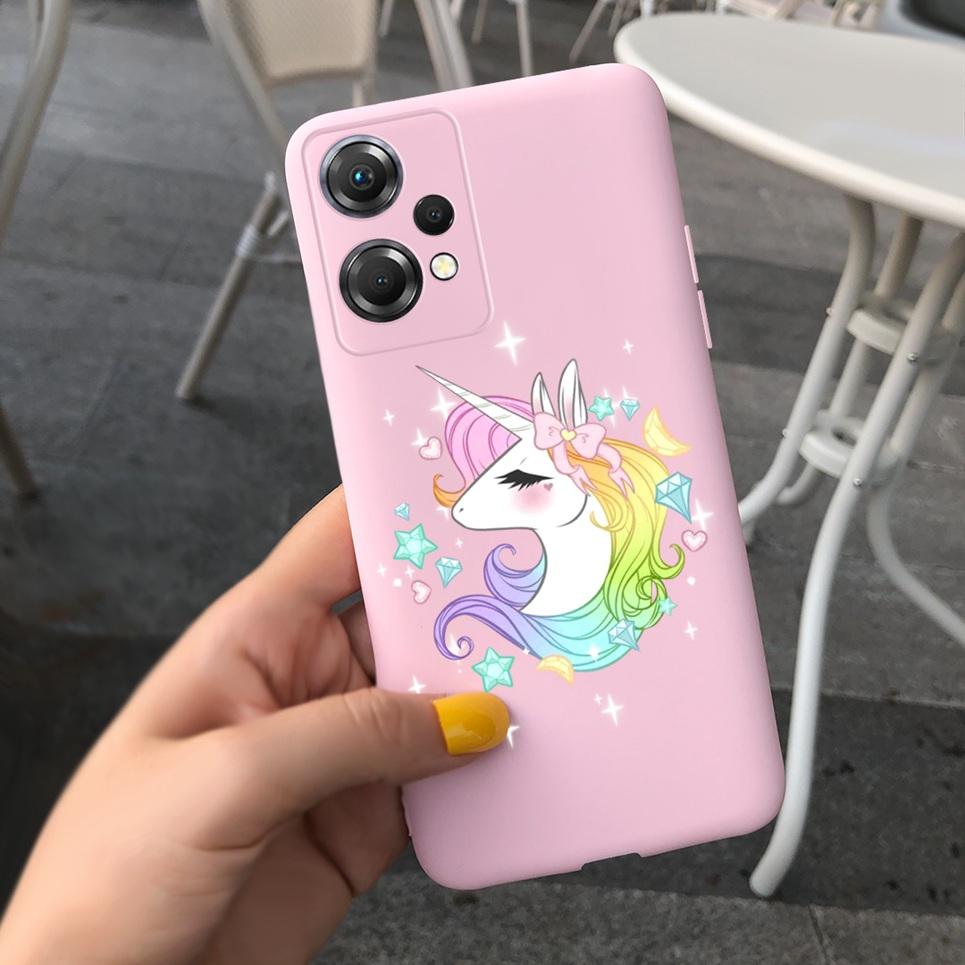 For One Plus Nord CE 2 Lite Phone Case Soft Matte Silcione TPU Back Cover For OnePlus Nord CE2 Lite 5G Mobile Coques Flower Capa
