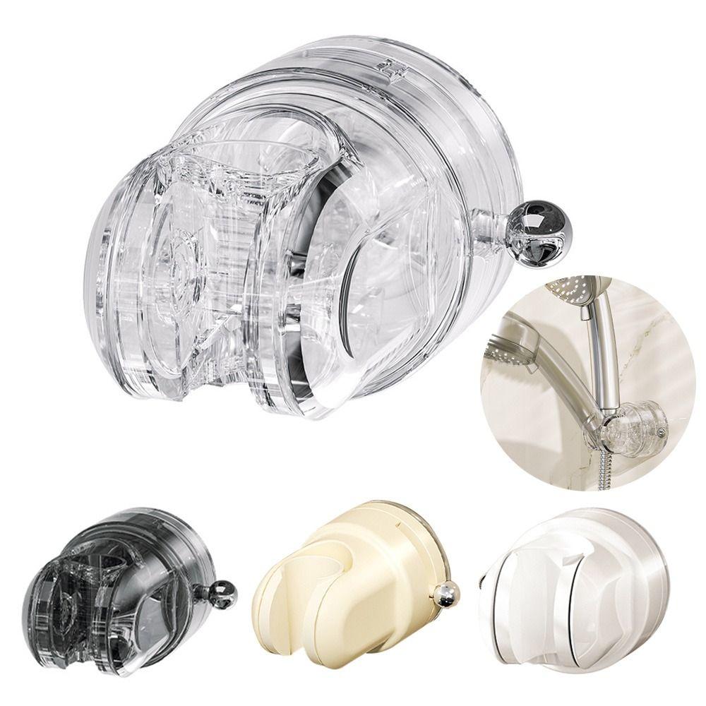 Suction Cup Shower Head Holder Wall Mount No Drilling Shower Rack Easy To Install Adjustable Shower Head Fixed Bracket