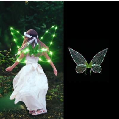 1pcs Fairy Wings, Butterfly Fairy Halloween Costumes Angel Wings, Halloween Costumes Sparkling Angel Wings Dress Up Party Favors