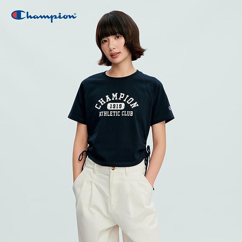Champion Women s Cropped Tie-Front Short Sleeve T-Shirt XL