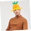 Healeved Pineapple Hat, Kids' Fruit Headgear, Lightweight 59g, Pretend Play, Party Hat, Children's Costume Accessory, 13.78 X 12.80 X 12.60 Inches