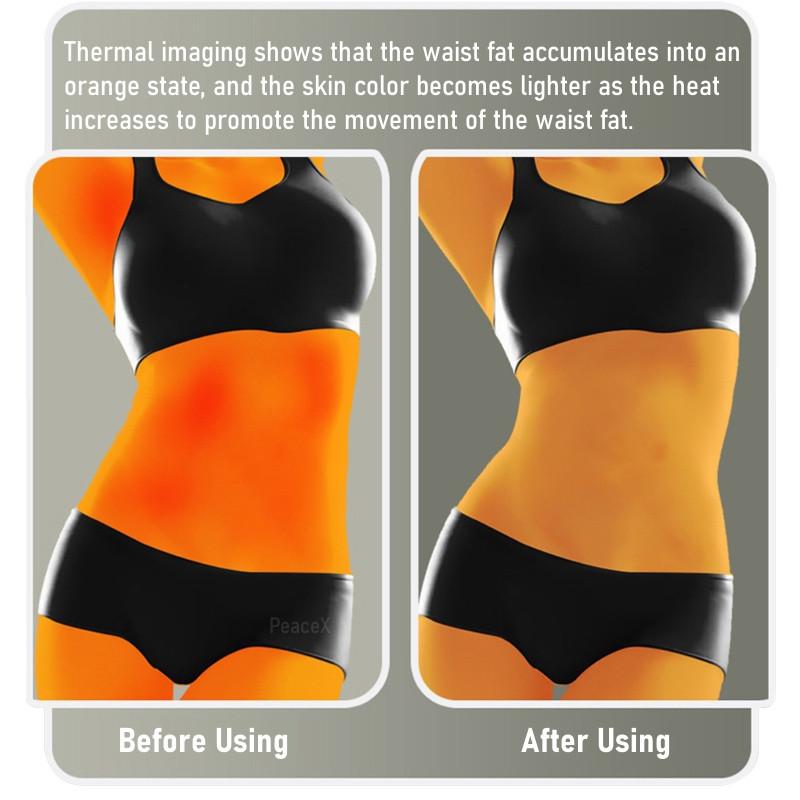 Aparat inteligent EMS pentru fitness abdominal, pierdere în greutate, suport pentru talie, masaj cu vibrații și încălzire, centură pentru slăbit și modelat corpul