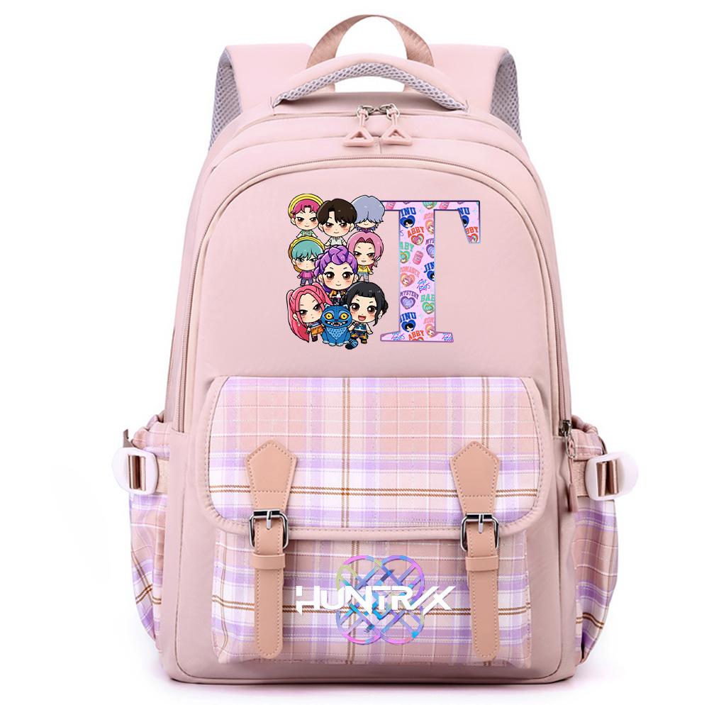 26 Liter Angielski K-Pop Nadrukowany Plecak o Dużej Pojemności dla Nastolatków Uczennic Uczniów Torba Szkolna Torba na Książki Damska Wodoodporna Torba Podróżna Mochila Prezent dla Dziecka