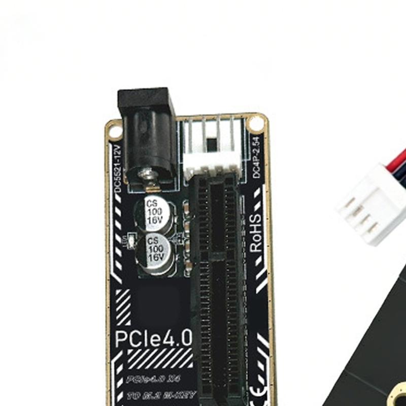 M.2 M Key Nvme To PCIe4.0 Extension Cable Adapter Data Transfer Board for 2230 2242 2260 2280 Graphics Video Card