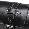 Skull Pattern PU Storage Pouch Motorbike Tool Bag Motorcycle Front Bag Front Fork Handlebar Bag Saddlebag