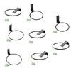 Modern Iron Wall Mounted Plant Holder Stand Elegant Flower Pots Rings Planter Hanger for Indoor Outdoor Balcony Use