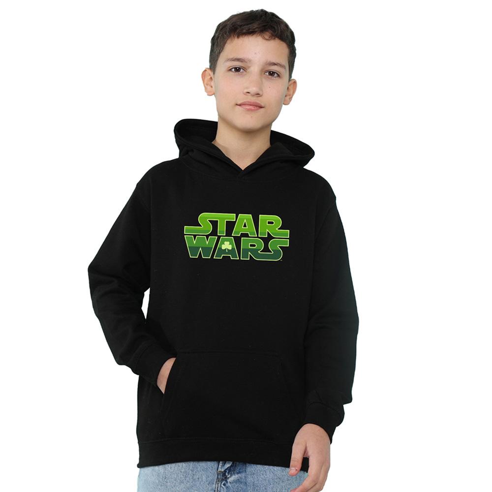 Star Wars Childrens/Kids Logo St Patricks Day Hoodie