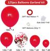 5 Inch 10 Inch 12 Inch 18 Inch Irregular Balloon Chain Set 125 Pieces Birthday Party Decoration Balloon Set Arrangement