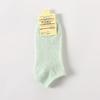 Women's Spring and Summer New Solid Color Candy Cotton Boat Socks