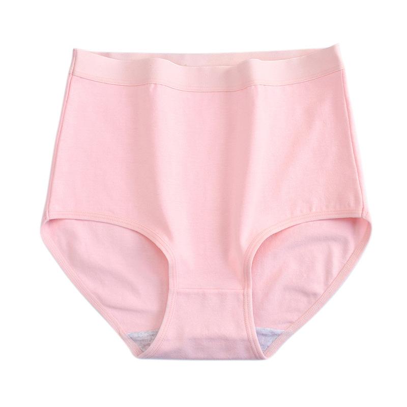 Women's underwear high waist pure cotton belly lift hip mother large size underwear women fat mm pure cotton underwear women