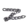 Aluminum Curb Chains 10 Meters Anti Rust Color Lasting Simple Twisted Links Crossing Cable Chains for   Necklaces Bracelets