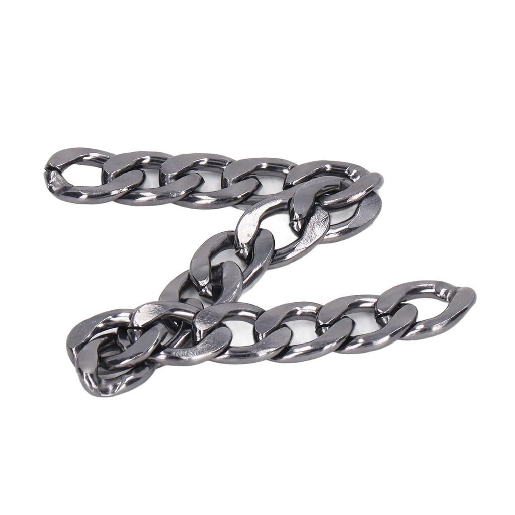 Aluminum Curb Chains 10 Meters Anti Rust Color Lasting Simple Twisted Links Crossing Cable Chains for Necklaces Bracelets