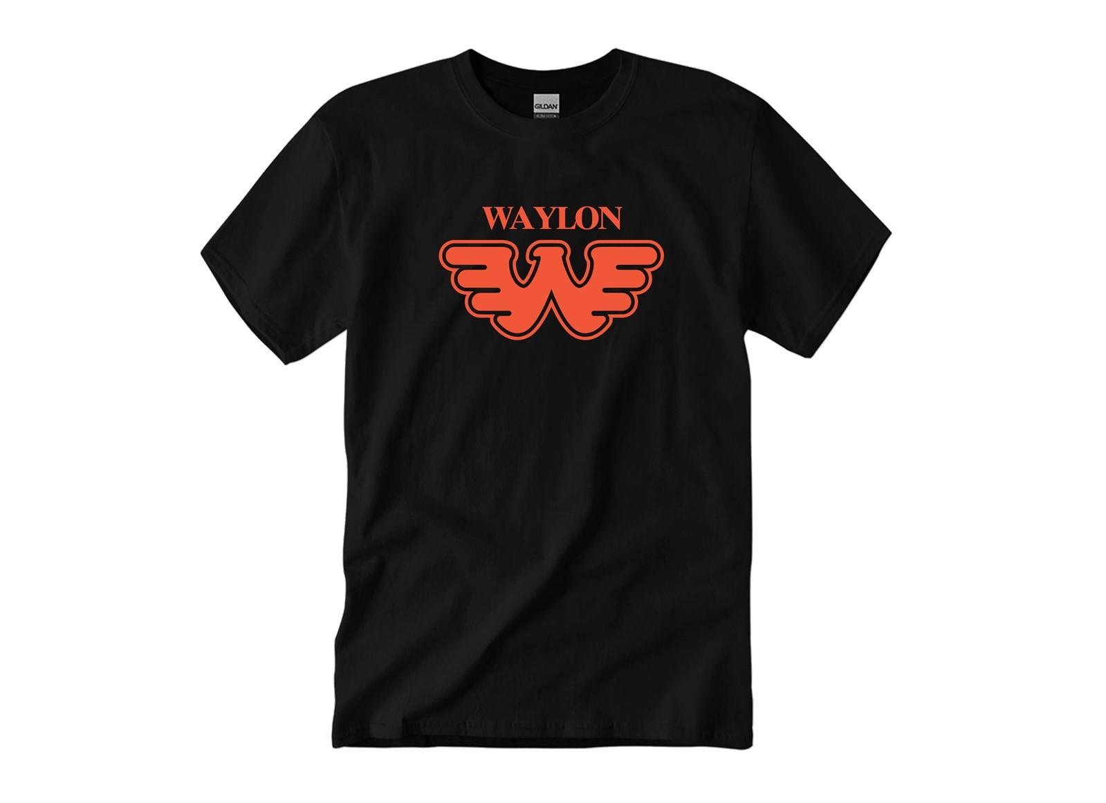 Waylon Jennings Flying W Country Rock Music Band T-shirt Tee Adult Unisex New M