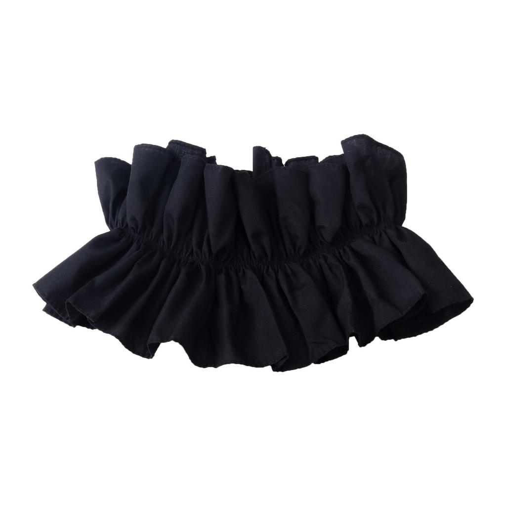 Ruff Collar Ruffled Retro Renaissance Cotton for Shirt Blouse Decorative Spread False Collar Play Costume Accessories