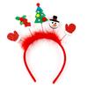 Sparkle Christmas Headband for Womens Girls Daily Wearing Photo Props Party Fancy Dress Cosplay Hair Accessories