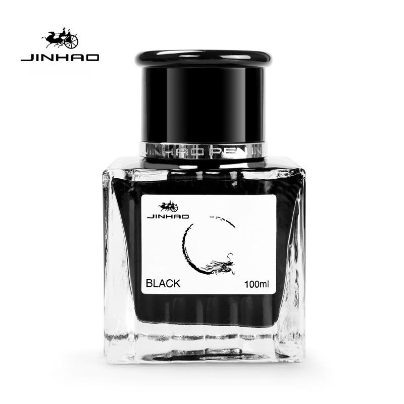 JINHAO 30/50/100ml Non-carbon Fountain Pen Ink Cartridge Refill Glass Bottled Ink Fountain Pen Office School Supplies Stationery