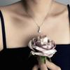 Vinregem 100% 925 Sterlingové stříbro VVS1 3EX D Barva 0,8CT 6MM Kulatý brus Pravý Moissanitový diamant Drahokam Přívěsek Náhrdelník Jemné šperky GRA