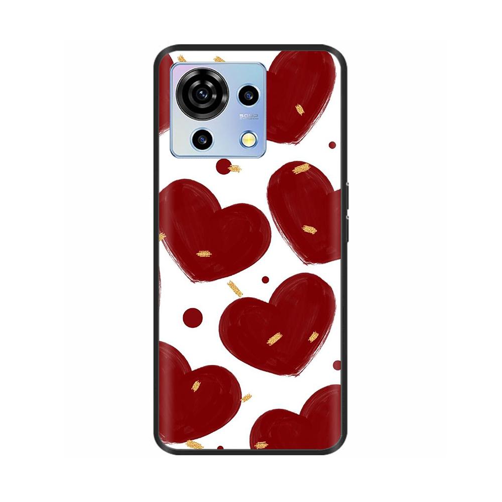 Custodia per ZTE Blade V50 Vita in Silicone Liquido Protezione Completa Copri Telefono per ZTE Blade V50 Vita V50Vita Nuovo Design Retro Morbido