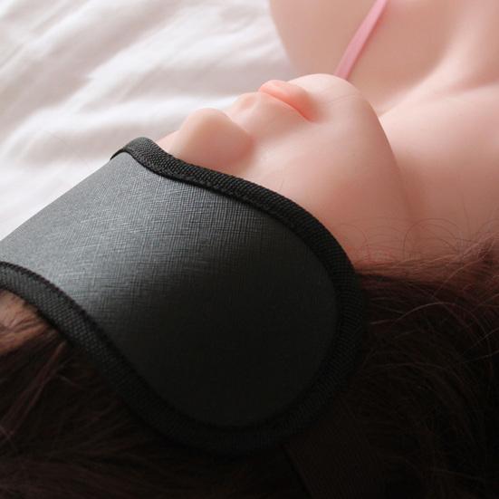 Red Blindfold Adjustable BDSM Eye Sensual Play Soft Mask for Comfortable Light-Blocking Design Couples Sex Toy