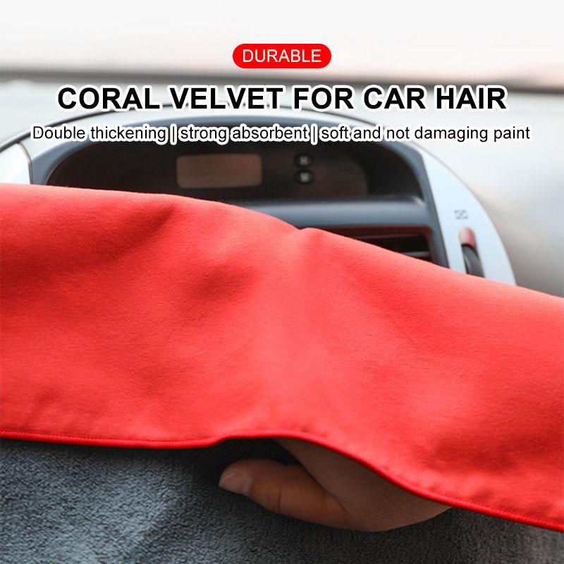 Plush Car Cleaning Towel Wipe Dry Cloth Absorb No Shed Lint Car Tools For Lexus CT ES LS GS IS HS LF-30 NX RX UX GX LX LM LC RC RCF SC LFA LF-C2 LF-FC