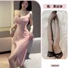 teasing long dress transparent suspender nightdress erotic underwear passion pure desire mesh dress one-piece temptation suit