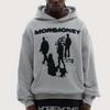 Unisex American Vintage Hip Hop Hoodie Buchstabenaufdruck Y2K Locker Lässig Kapuzenpullover Männer Frauen Harajuku Oberteile