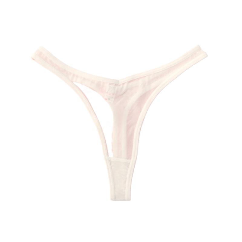 Damen Tanga Höschen Sexy Dessous G-String Nahtlose Mesh Unterwäsche Transparent