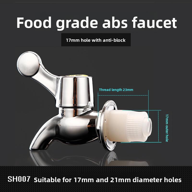 Weinkrug Wasserhahn 304 Edelstahl Wasserhahn Glasflasche Kupfertülle Fassventil Schalter