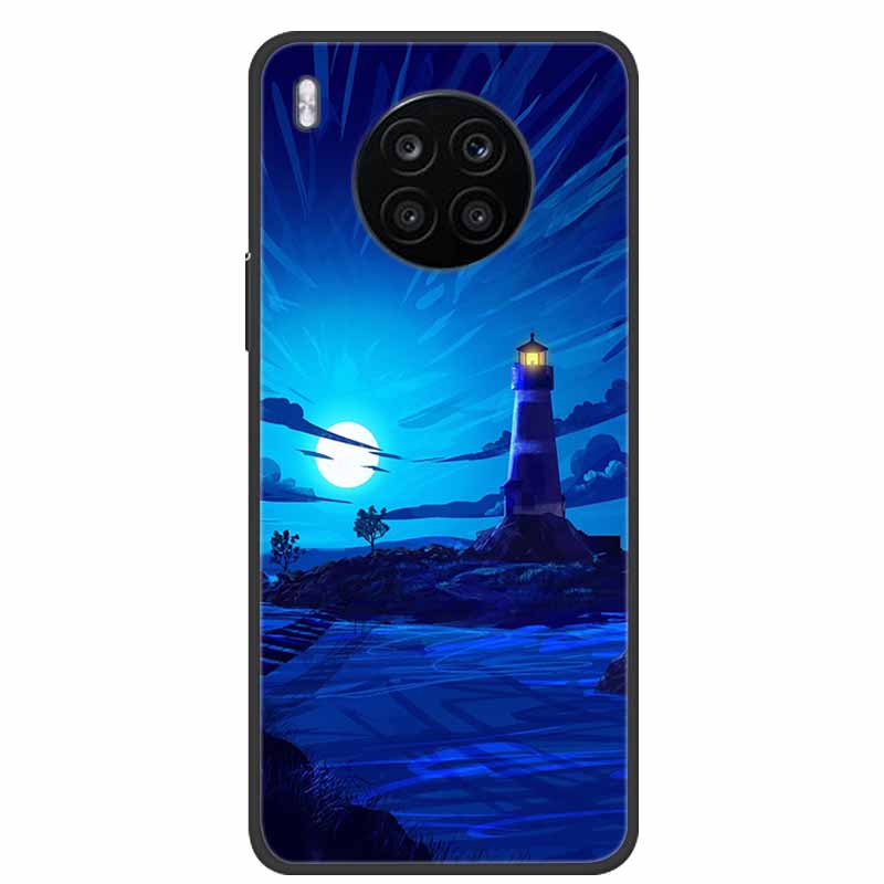For Huawei Nova 8i Case Shockproof Soft silicone TPU Back Cover For Huawei Nova 8i Phone Cases Nova8i Nova 8 i 2021 Cute Cartoon