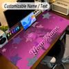 Großes Mauspadd Taylor Swift Benutzerdefinierter Name Text Personalisierte Schreibtischunterlage Rutschfestes Gaming-Pad