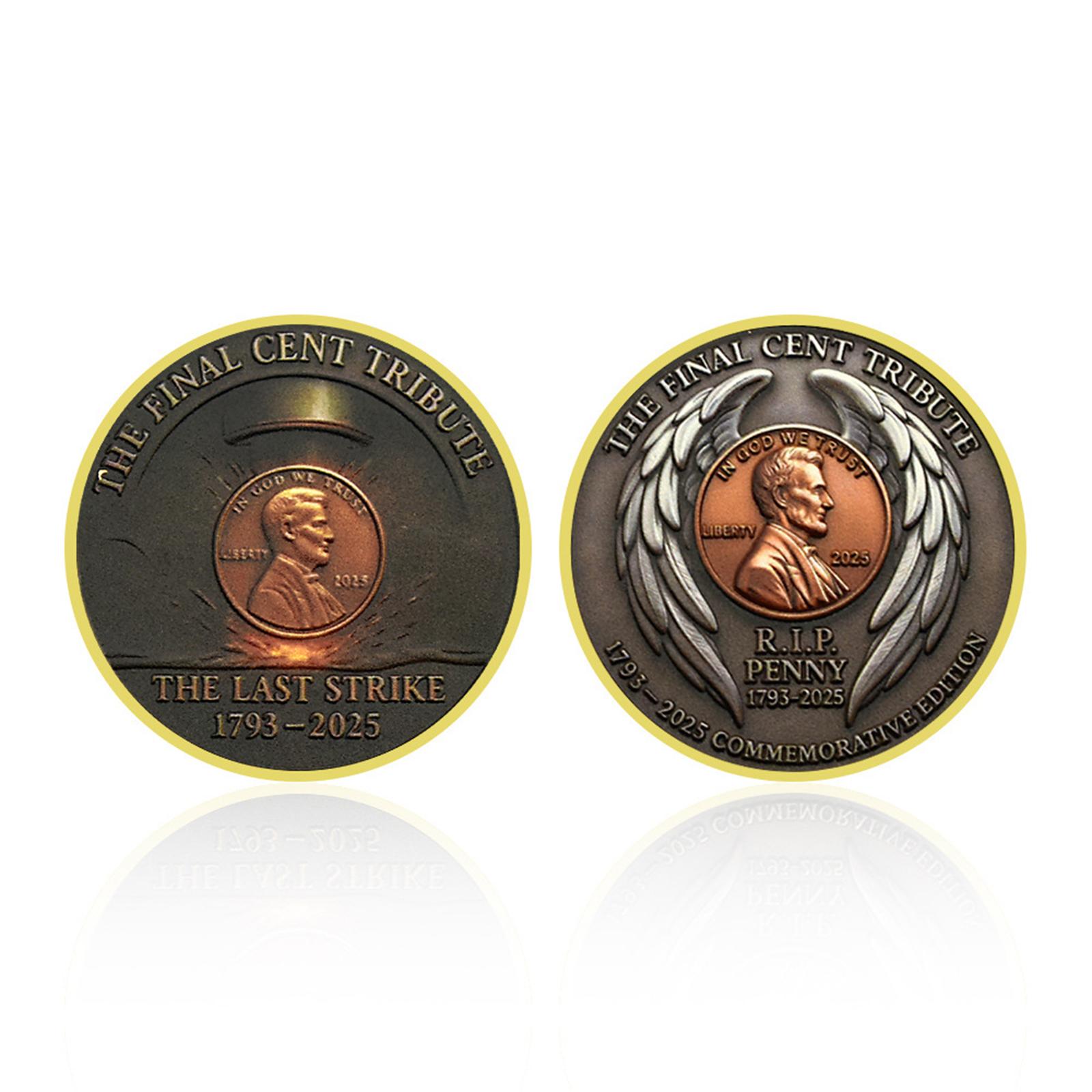 US One Cent 2025 Commemorative Coin RIP Commemorative Collection Coin