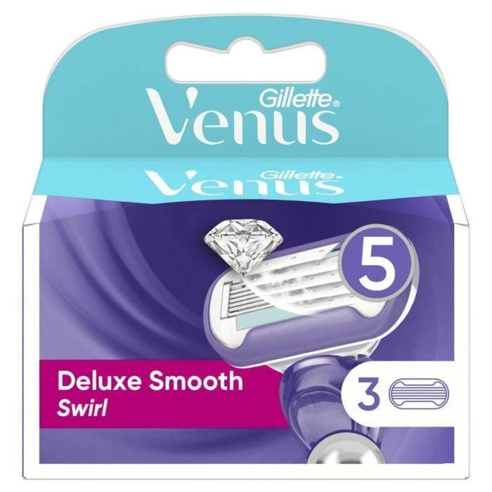 Gillette Venus - 3 lames de rasoir Swirl Lames