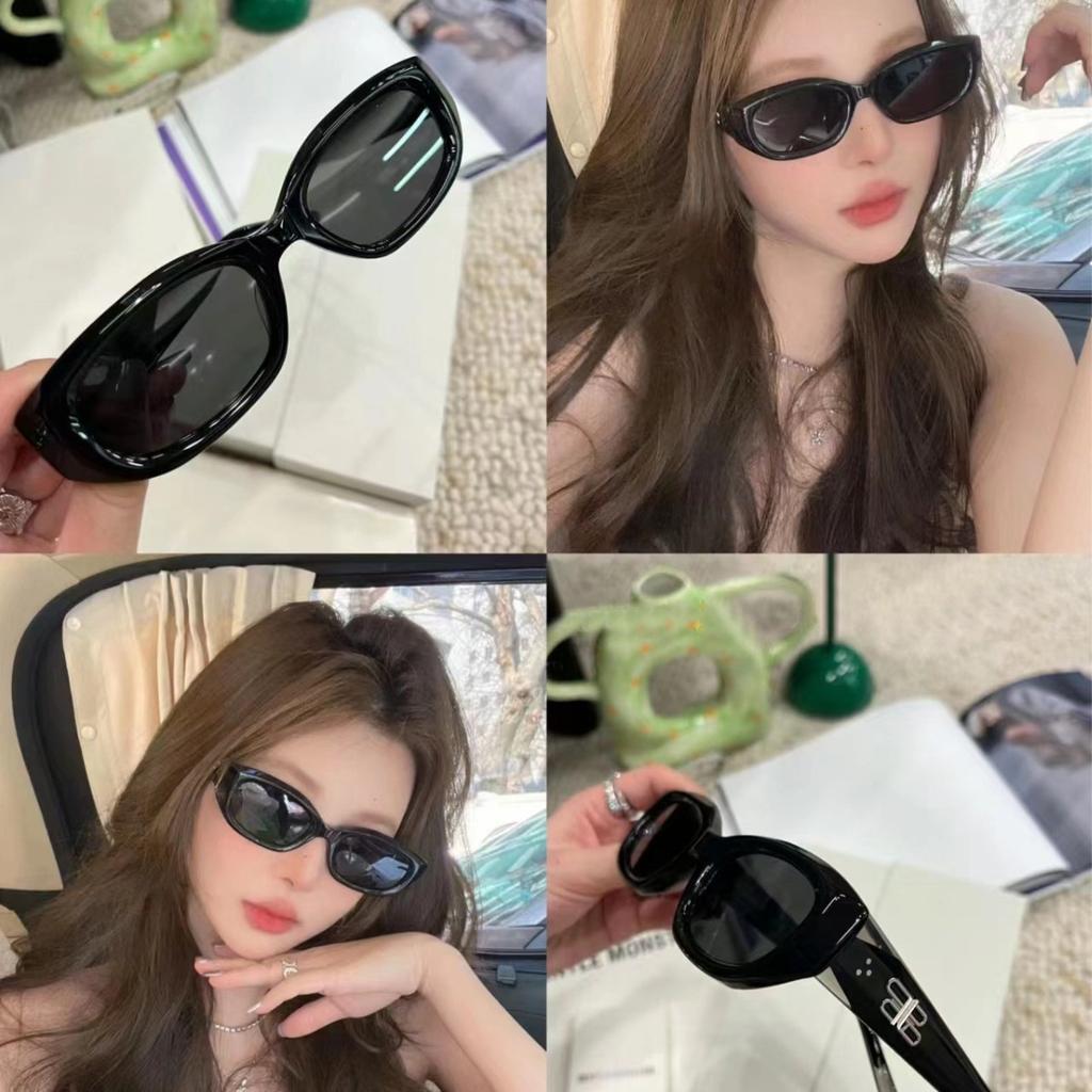 New glasses sunglasses GM rice nail cat eye sunglasses Veno fashion trendy women high sense Internet celebrity sunglasses