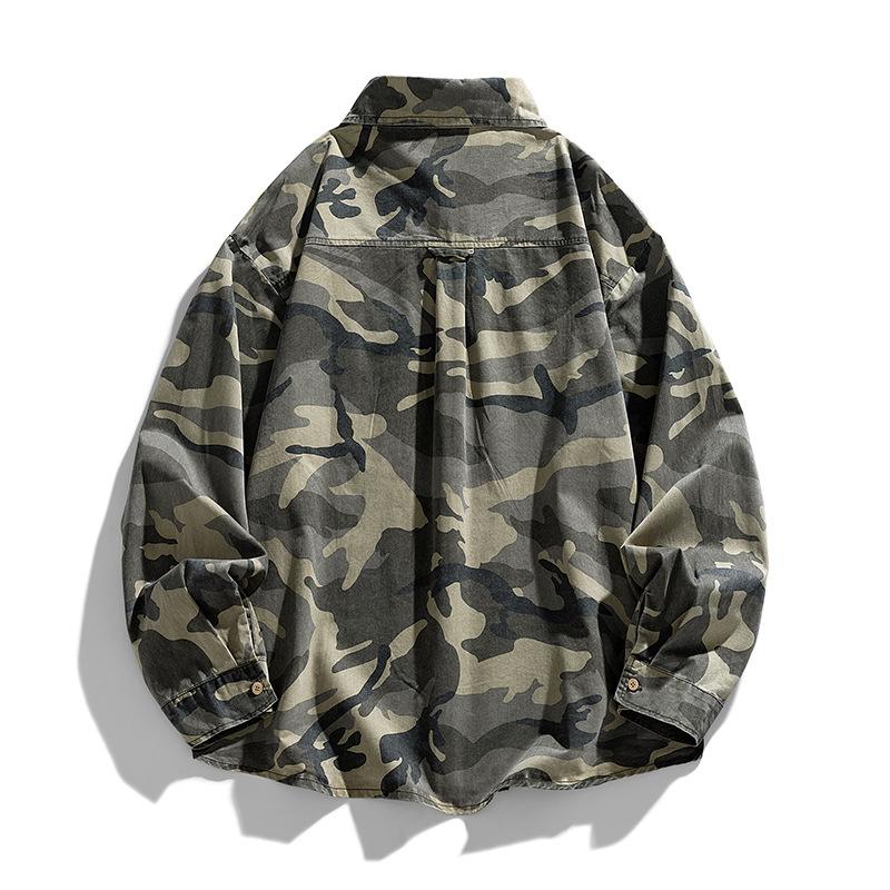 Vintage Plaid Long Sleeved Shirt, Versatile for Men and Women In Spring and Autumn, Hong Kong Style Loose Casual Collar Shirt Jacket