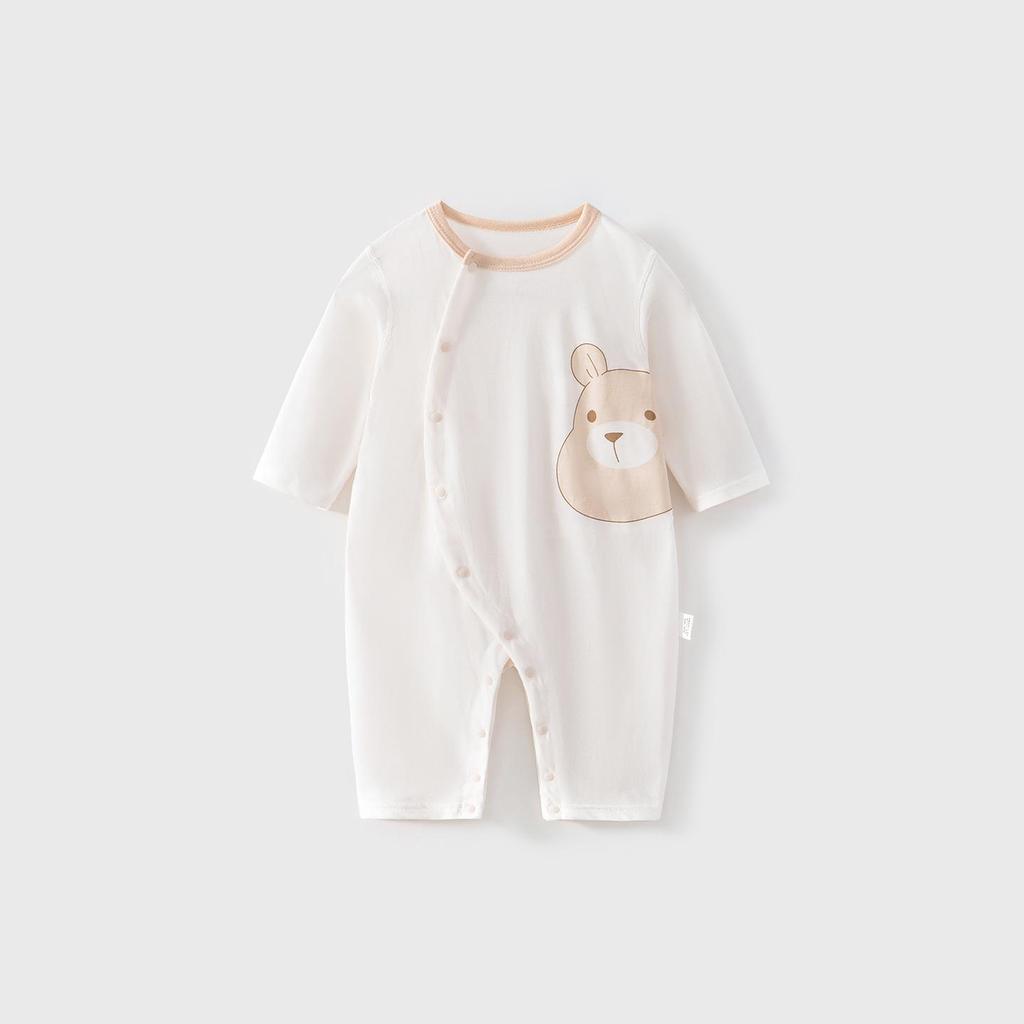 Newborn Pure Cotton Long Sleeve Summer Jumpsuit Pajamas