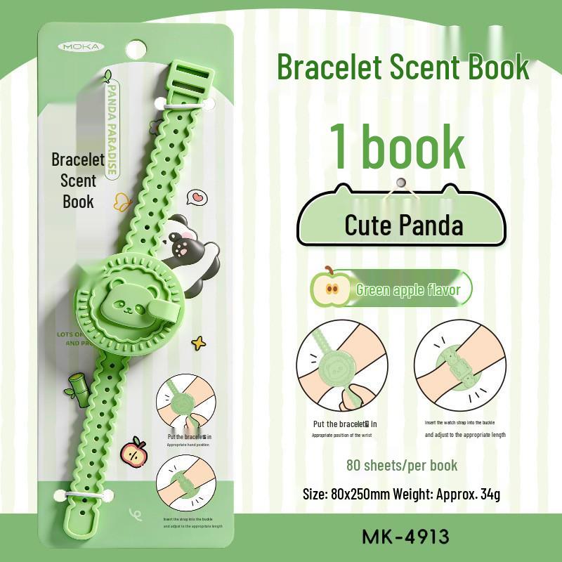 Capybara Bracelet-Scented Notebook: Small Gift for Students and Office Stationery Enthusiasts