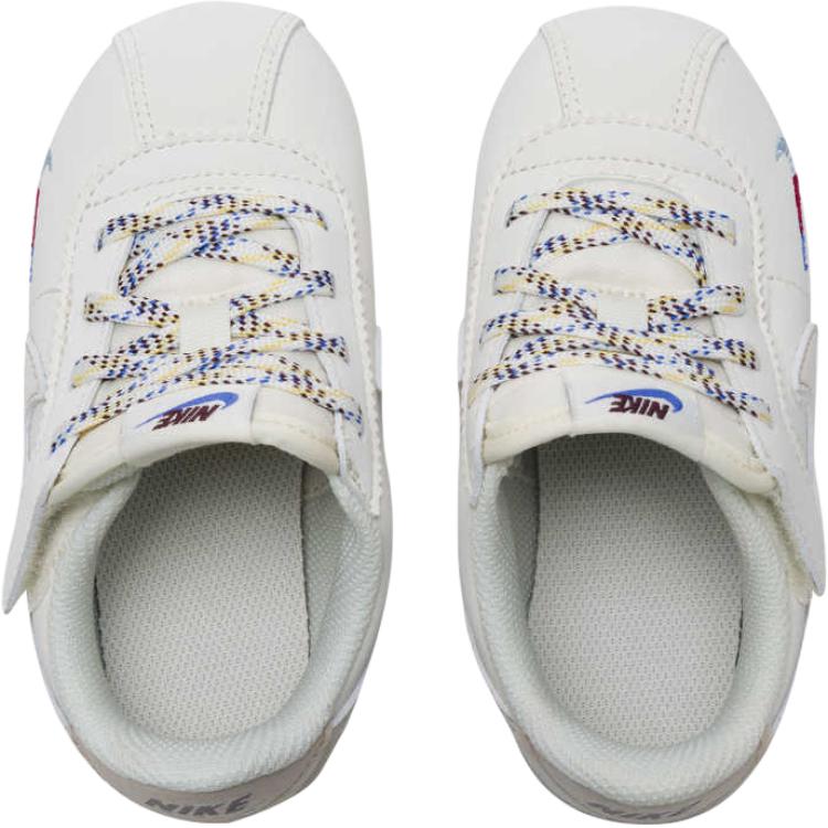 Nike Cortez Easy On Comfortable Versatile Durable Breathable Low Top Walking Shoes Baby Shoes Off-White IH7660-001