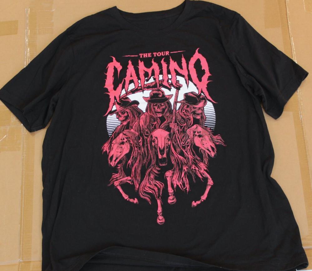 Vtg The Band Camino Heavy Cotton Black Full Size Unisex Tee Shirt BNHG06 Unisex T-Shirt XL