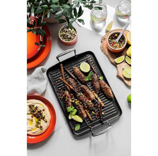 Aluminum Grill Pan with Non-stick Coating and Ribbing Le Creuset (52107350010101)