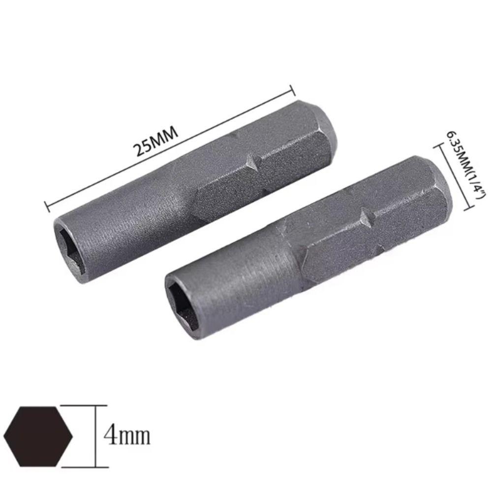 Tijă Hexagonală de 6,35 mm la 4 mm 1/4" Suport pentru Biți de Șurubelniță Instrument pentru Șuruburi Pentru Biți Hexagonali de Precizie