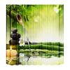 3D Printing Shower Curtain 180x180cm/180x200cm Window Scenery Green Plant Landscape Bathroom Curtains With Hooks Waterproof
