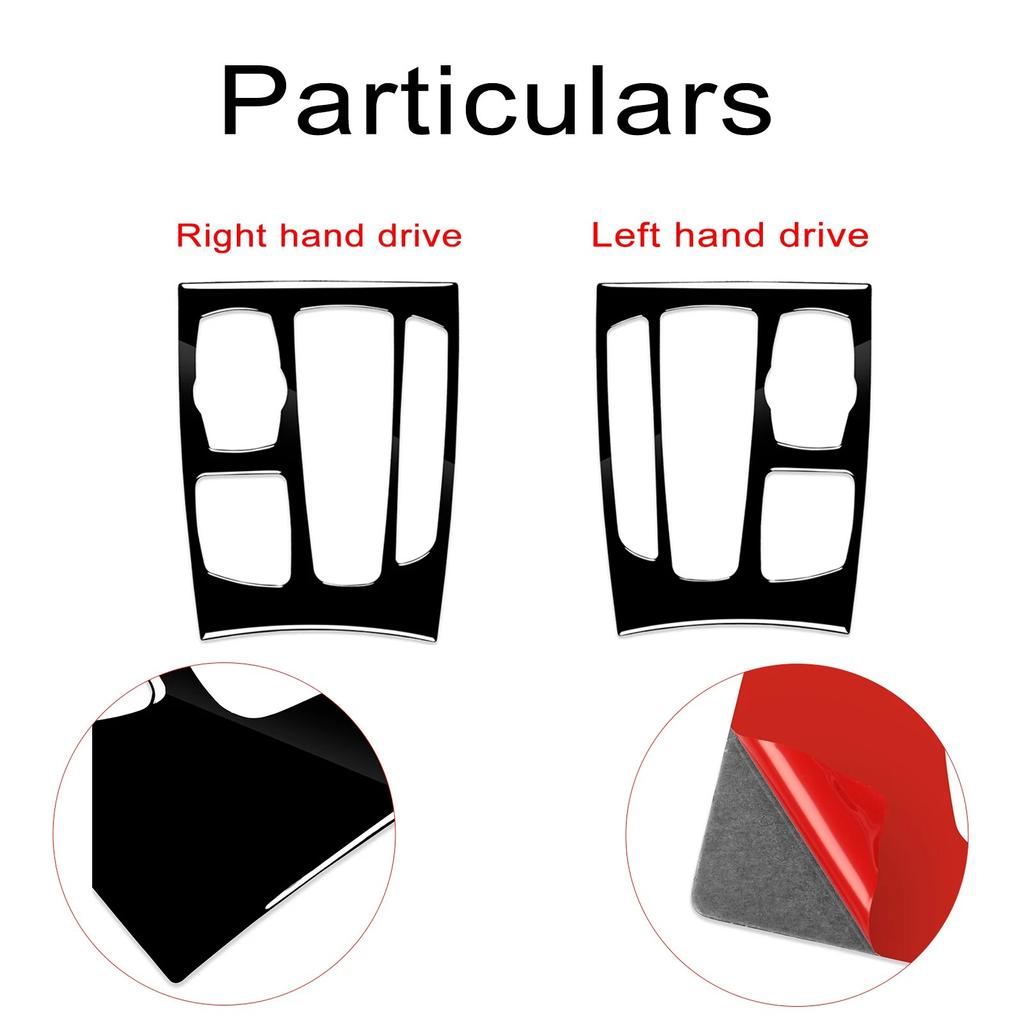 For BMW X5 X6 F15 F16 2014 2015 2016 2017 Gear Shift Panel Frame Cover Sticker Trim Car Styling Accessories Interior