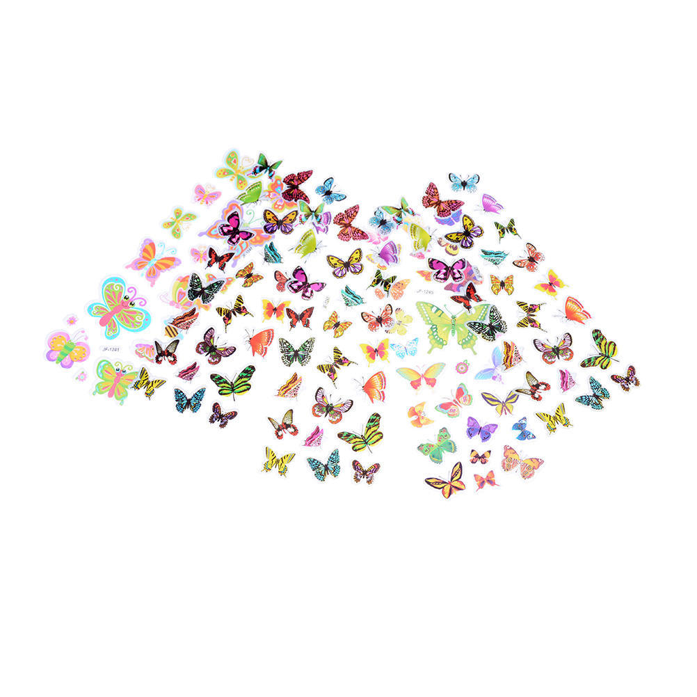 5 Sheets Colorful 3D Butterflies Scrapbooking Bubble Puffy Stickers FOB`S2 5 Sheets Colorful 3D Butterflies Scrapbooking Bubble Puffy Stickers FOB`S2