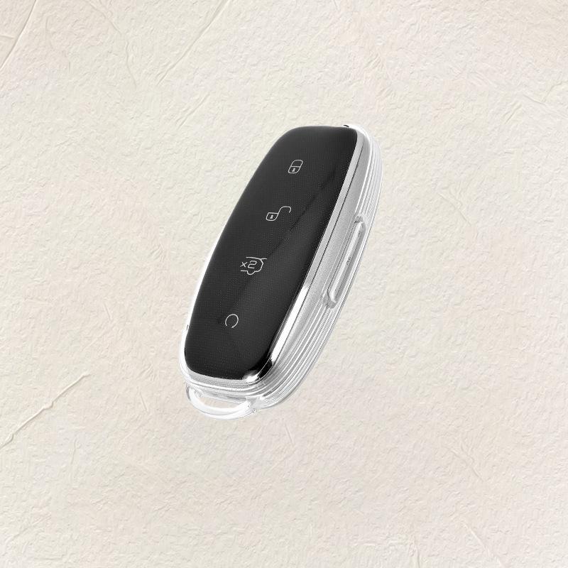Denza D9 TPU Transparent Car Key Cover - Anti-Fall Protective Shell Accessory