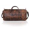 Vintage Genuine Full Grain Leather Duffel Bag Handmade Leather Weekender Bag Travel Duffel for Men Overnight Bag Carry on Bag Christmas Gift