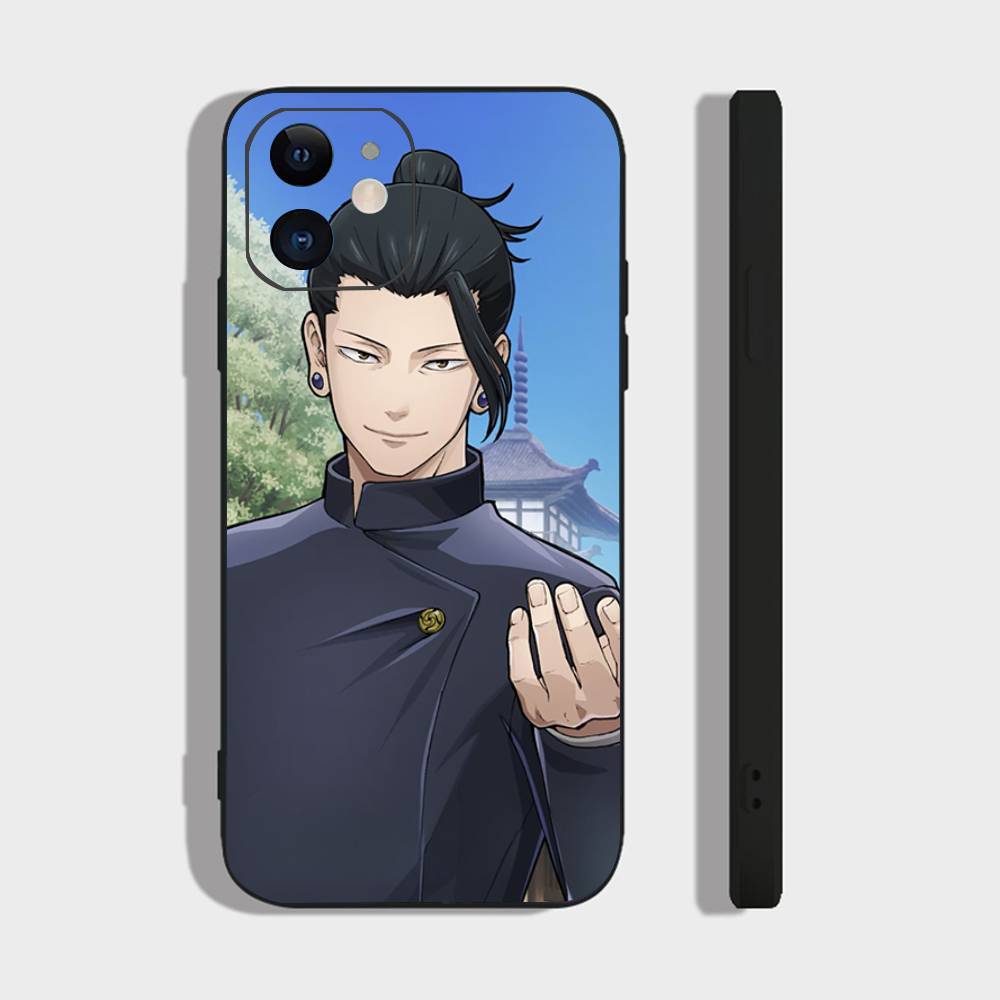 Jujutsu Kaisen Geto Suguru Phone Case For IPhone 17 Air 16 15 14 13 Pro Max 11 12 Black Silicone Cover