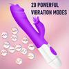 30 Speed Modes G-Spot Dual Vibration Tongue Licking Vibrator USB Rechargeable Female Masturbator Adult Sex Toy